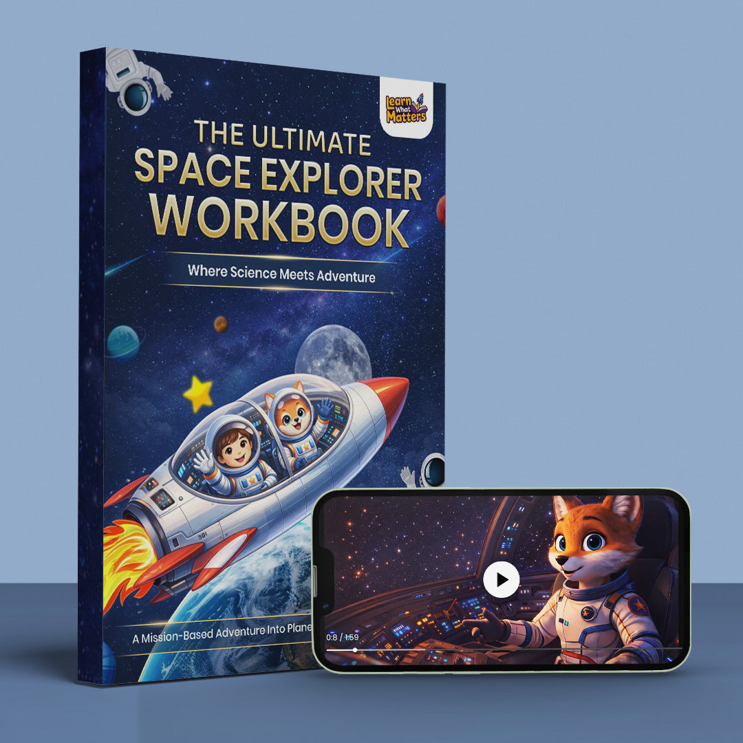 The Ultimate Space Explorer Workbook - QR enabled learning